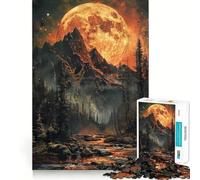 Puzzle da 1000 pezzi con splendido paesaggio naturale,taglio preciso,rompicapo,regalo divertente per il tempo libero,decorazione natalizia da appendere al muro (38x52cm)