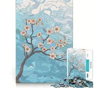 Puzzle da 1000 pezzi con splendido ramo di ciliegio in fiore Gioco creativo per stimolare la mente,ideale per momenti di relax e come regalo di compleanno (50x75cm)