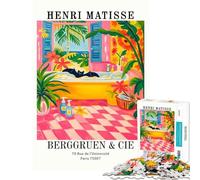 Puzzle da 1000 pezzi con stampa artistica di Henri Matisse raffigurante una vasca da bagno Un'attività impegnativa e stimolante per tutta la famiglia ideale per rilassarsi e giocare dai 14 anni in su
