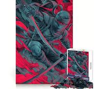 Puzzle da 1000 pezzi con stampa artistica di un guerriero ninja, ideale per adulti Gioco di logica e relax, con bordi netti Opera d'arte di pregio (50x75cm)