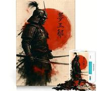 Puzzle da 1000 pezzi con stampa artistica di un guerriero samurai per adulti un gioco di puzzle che stimola la creatività e il divertimento a casa con tagli precisi ideale come regalo di Babbo Natale