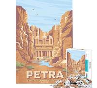 Puzzle da 1000 pezzi con stampa di Petra Jordan ideale per viaggi giochi per famiglie stimolanti per l'intelligenza e la mente perfetti come regalo di compleanno (dimensioni 38x52cm)