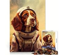 Puzzle da 1000 pezzi con stampa di un Brittany Spaniel e tema Marte, ideale per ragazzi, che stimola la concentrazione, il divertimento e offre un regalo significativo (50x75cm)