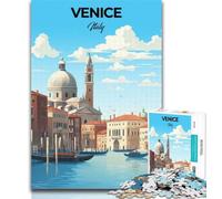 Puzzle da 1000 pezzi con stampa di Venezia, Italia, viaggi, 1000 pezzi per adolescenti, giocattoli, giochi educativi, antistress, collezione di artisti, belle arti, 75x50cm