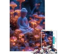 Puzzle da 1000 pezzi con statua di Buddha Un gioco avvincente per coltivare la pazienza rilassante che stimola l'analisi e la logica Un'opera d'arte un regalo perfetto (dimensioni 38x26cm)