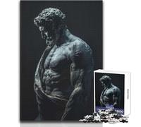 Puzzle da 1000 pezzi con statua di Ercole stoico, giocattoli, giochi educativi, analisi e logica, regali di Babbo Natale segreto, dimensioni 38x52cm