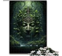 Puzzle da 1000 pezzi con statue di Buddha per adulti e ragazzi, per ammazzare il tempo durante le vacanze Ogni pezzo è unico Gioco stimolante e divertente per tutta la famiglia (50x75cm)