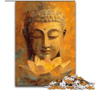Puzzle da 1000 pezzi con statue di Buddha, per adulti, ideale per decorare casa e ufficio, regalo perfetto per il compleanno (dimensioni 26x38cm)