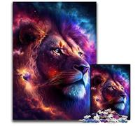 Puzzle da 1000 pezzi con stella e leone per adulti, regalo perfetto per la festa della mamma, compleanni, Natale 26X38CM/10,23x14,96 pollici