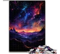 Puzzle da 1000 pezzi con stelle e nebulose colorate in legno, attività divertente da fare a casa, 50x75cm, gioco rompicapo per adolescenti, regalo perfetto per le feste