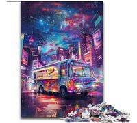 Puzzle da 1000 pezzi con strade di città fantasy, rompicapo stimolante per adolescenti, perfetto come decorazione per la casa o come regalo (dimensioni: 50x75cm)