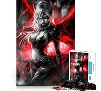 Puzzle da 1000 pezzi con succube, demone, ragazza adolescente, stimola la logica, divertimento per tutta la famiglia, bordo premium, 50x75cm