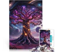 Puzzle da 1000 pezzi con taglio di precisione Albero Cosmico della Vita ~ Fatto di cartone per età 14+ Analisi e logica Regali di compleanno misurare:38x52cm
