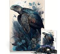 Puzzle da 1000 pezzi con tartarughe mitologiche per adolescenti, stimola l'intelletto, divertiti e goditi il tempo libero, con bordi precisi, ideale per le vacanze (38x26cm)