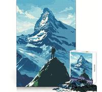 Puzzle da 1000 pezzi con tema Alpi e arrampicata, ideale per adolescenti Un passatempo rilassante che stimola la mente Incastri solidi Regalo perfetto (38x26cm)