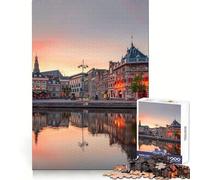 Puzzle da 1000 pezzi con tema Amsterdam Travel Art per adolescenti, ideale per sviluppare la memoria e trascorrere piacevolmente il tempo libero Bordi nitidi Regalo perfetto per le vacanze (50x75cm)