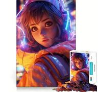 Puzzle da 1000 pezzi con tema anime fantasy e gamer per adolescenti,ideale per il gioco di memoria e il divertimento in famiglia (38x26cm)