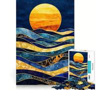 Puzzle da 1000 pezzi con tema cielo notturno, dune e deserto, ideale per adolescenti, un gioco stimolante per la mente, facile da assemblare e perfetto per il tempo libero (38x26cm) Regalo elegante