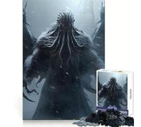 Puzzle da 1000 pezzi con tema Cthulhu invernale, ideale per adulti, per una memoria acuta e una fuga serena, con bordi precisi e un regalo perfetto (38x52cm)