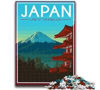 Puzzle da 1000 pezzi con tema "Giappone da viaggio" per adulti e adolescenti, antistress, per trascorrere il tempo in casa, per migliorare l'amore tra coppie, 1000 pezzi (50x75cm)
