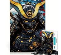 Puzzle da 1000 pezzi con tema guerriero samurai, ideale per adulti, con elementi di logica, gioco rilassante e bordi chiari Regalo perfetto (50x75cm)
