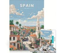 Puzzle da 1000 pezzi con tema Maiorca, Spagna, viaggi, gioco educativo, decorazione perfetta, compleanno e Natale 38x52cm