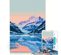 Puzzle da 1000 pezzi con tema natura dell'Alaska,taglio perfetto,divertente e intelligente,ideale per un momento di relax e svago durante il compleanno (38x26cm)