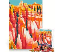 Puzzle da 1000 pezzi con tema natura dello Utah arte minimalista ideale per adolescenti perfetto per l'esercizio fisico il relax e il tempo libero con bordi precisi Un regalo di Natale raffinato