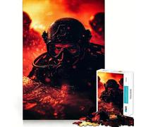 Puzzle da 1000 pezzi con tema Navy Seal in azione per adulti, ideale per concentrazione e relax Dimensioni perfette per creare un'atmosfera magica con Babbo Natale (38x26cm)