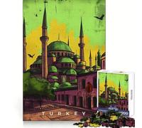Puzzle da 1000 pezzi con tema propaganda turca per adolescenti, ideale per migliorare la memoria, rilassare la mente e divertirsi Bordi netti Un regalo perfetto (50x75cm)