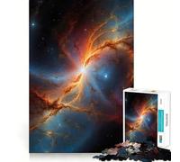 Puzzle da 1000 pezzi con tema Spazio, Galassia e Nebulosa per ragazzi, gioco intelligente per interni, taglio preciso, (38x52cm)