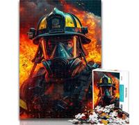 Puzzle da 1000 pezzi con tema "Vigili del fuoco", 1000 pezzi per adolescenti, giochi educativi, decorazioni per la casa, regalo di compleanno, regali, arte murale 50x75cm