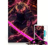 Puzzle da 1000 pezzi con tigre samurai e guerriero ideale per adolescenti Ideale per rafforzare la memoria favorire la calma e creare un'atmosfera rilassante Regalo perfetto per gli amanti