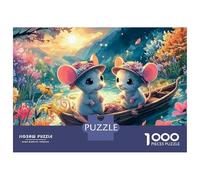 Puzzle da 1000 pezzi con topo nella barriera corallina, per giochi educativi per adulti, bellissime decorazioni, difficili e stimolanti, per compleanno di uomini e donne, 52x38 cm/1000 pezzi.