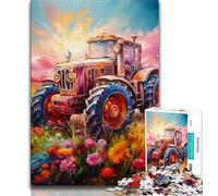 Puzzle da 1000 pezzi con trattore agricolo 1000 pezzi per adulti e adolescenti per età 14+ gioco impossibile il miglior regalo per adulti e adolescenti (50x75cm)