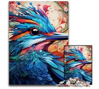 Puzzle da 1000 pezzi con uccelli colorati per adulti, ideale per gli innamorati, perfetto regalo di Natale, Capodanno, San Valentino 26X38CM/10,23x14,96 pollici