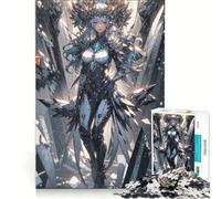 Puzzle da 1000 pezzi con un bellissimo angelo di cristallo, giocattolo educativo, divertente antistress, per rafforzare l'amore tra le coppie 38x26cm