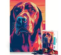 Puzzle da 1000 pezzi con un bellissimo cane e bordi perfetti Gioco intelligente e stimolante,ideale per il gioco lento e divertente,perfetto come regalo di compleanno (38x52cm)