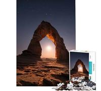 Puzzle da 1000 pezzi con un delicato arco notturno gioco educativo e rompicapo perfetto come regalo decorativo per uomini e donne (dimensioni 50x75cm)