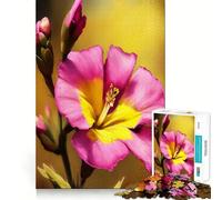 Puzzle da 1000 pezzi con un grande e bellissimo fiore dai bordi lisci,ideale per stimolare la mente e creare momenti di relax,perfetto come regalo di compleanno o per hobby (38x52cm)