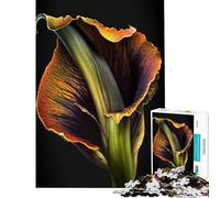 Puzzle da 1000 pezzi con un grande e bellissimo fiore gioco educativo giocattolo avvincente per coltivare la pazienza l'arte l'analisi e la logica (dimensioni 50x75cm)