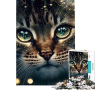 Puzzle da 1000 pezzi con un simpatico gattino gioco educativo e stimolante ideale come regalo di compleanno (dimensioni 38x52cm)