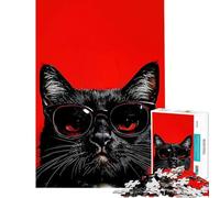 Puzzle da 1000 pezzi con un simpatico gatto rosso Un gioco avvincente per coltivare la pazienza rilassante che stimola l'analisi e la logica Un'opera d'arte un regalo perfetto (dimensioni 50x75cm)