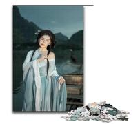 Puzzle da 1000 pezzi con una bella ragazza che gioca nell'acqua per adulti puzzle impossibile antistress per adolescenti dai 14 anni in su 1000 pezzi (75x50 cm)