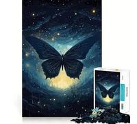 Puzzle da 1000 pezzi con una bellissima farfalla,taglio preciso,gioco di logica,gioco rilassante,regalo di Natale (38x26cm)