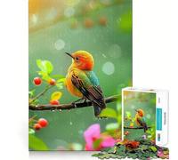 Puzzle da 1000 pezzi con una bellissima immagine di un uccello Gioco di precisione,stimolante per la mente,ideale per momenti di relax e come regalo di compleanno (38x26cm)