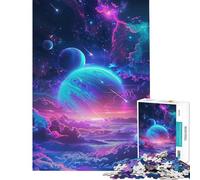 Puzzle da 1000 pezzi con una meravigliosa galassia spaziale difficile e stimolante per il divertimento di tutta la famiglia Giocattolo decorativo da parete per ragazzi dai 14 anni in su (38x26cm)