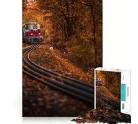 Puzzle da 1000 pezzi con una splendida foresta autunnale,gioco di incastri precisi,attività creativa per stimolare la mente e creare un'atmosfera rilassante,regalo di compleanno (50x75cm)