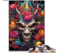 Puzzle da 1000 pezzi con unicorni colorati, gioco interattivo per famiglie, ideale per adolescenti, rompicapo (dimensioni 26x38cm)