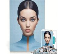 Puzzle da 1000 pezzi con un'opera d'arte unica raffigurante una donna latina gioco rompicapo sfida impegnativa ideale come regalo per tutta la famiglia 38x52cm